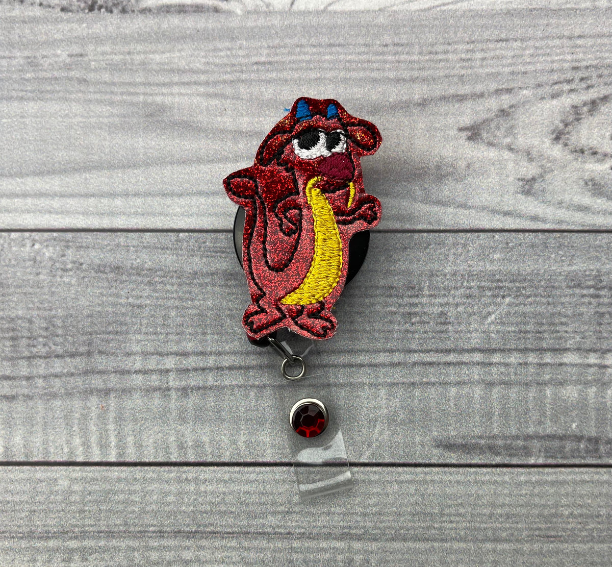 Mushu Dragon Badge Reel – Catherine Crafts Shop