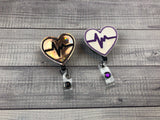 EKG Heart Badge Reel