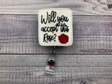 Accept This Rose Badge Reel