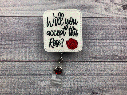 Accept This Rose Badge Reel
