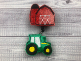 Barn & Tractor Badge Reel