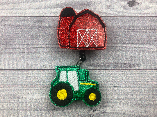 Barn & Tractor Badge Reel