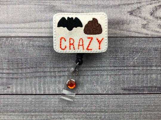 Bat Crazy Badge Reel