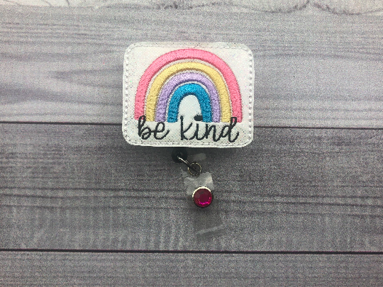 Be Kind Rainbow Badge Reel