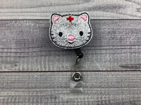 Cat Nurse Badge Reel