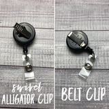 Mean One Hand With Ornament Badge Reel