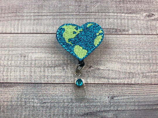 Earth Heart Badge Reel