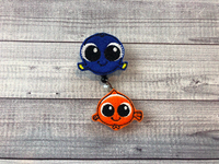 Forgetful Fish Duo Badge Reel