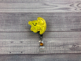 Glitter Lion Badge Reel