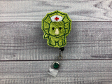 Dinosaur Nurse Badge Reel