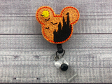 Haunted House Mouse Badge Reel