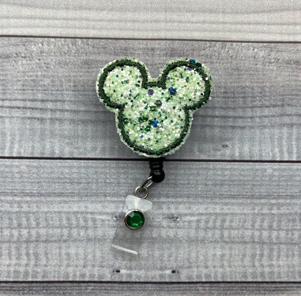 St. Patrick's Day Mouse Badge Reel
