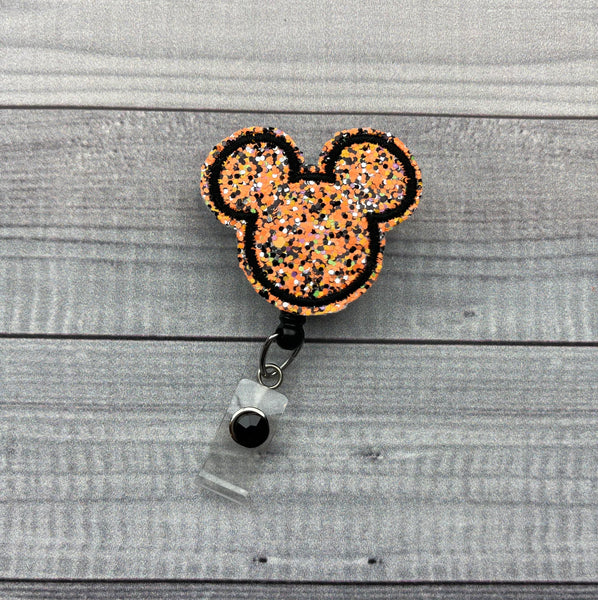 Halloween Chunky Glitter Badge Reel