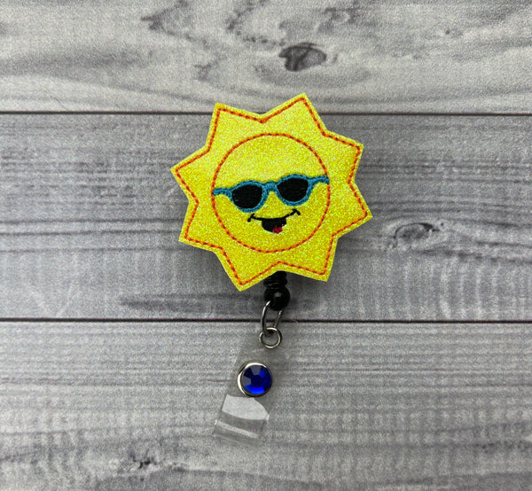 Sunglasses Sun Badge Reel