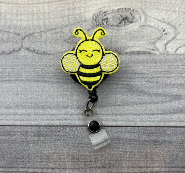 Cute Bee Badge Reel