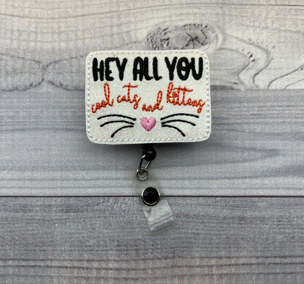 Cool Cats & Kittens Badge Reel