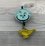 Genie & Lamp Badge Reel