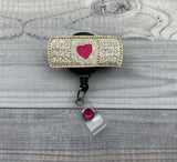 Heart Band-Aid Badge Reel