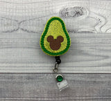 Mouse Avocado Badge Reel