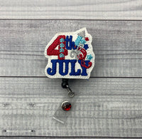 4th of July Badge Reel