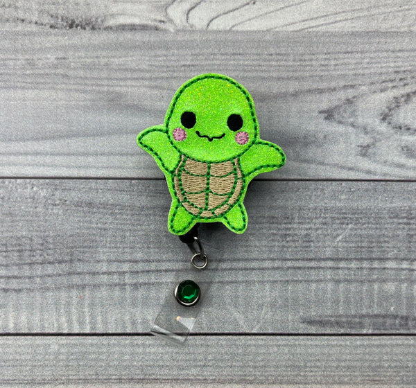 Turtle Badge Reel – Catherine Crafts Shop