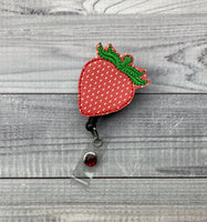 Strawberry Badge Reel
