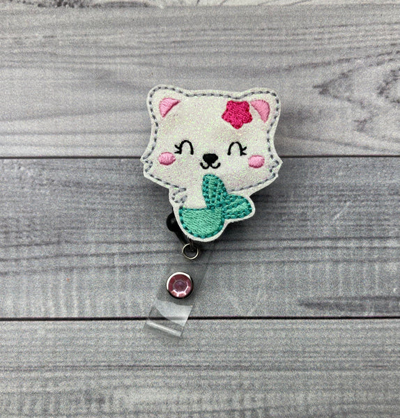 Mermaid Kitty Badge Reel