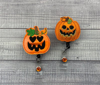 Jack-O-Lantern Badge Reel