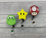 Video Game Mario Inspired Badge Reel