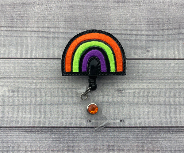 Halloween Rainbow Badge Reel