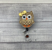 Fall Owl Badge Reel