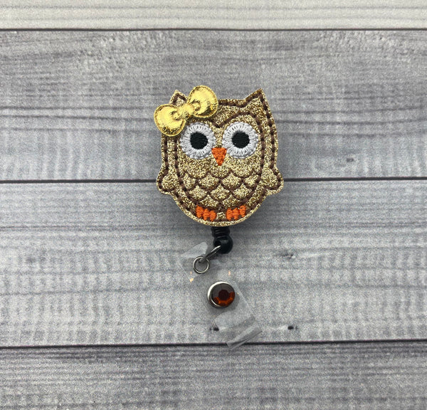 Fall Owl Badge Reel