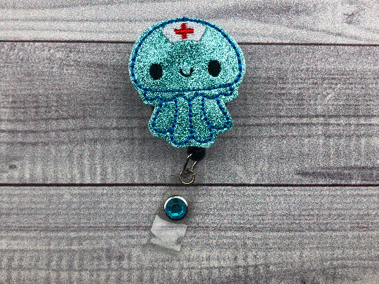Jellyfish Nurse Badge Reel