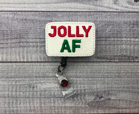 Jolly AF Badge Reel