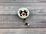 Kissing Mice Badge Reel