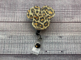 Leopard Girl Mouse Badge Reel