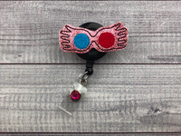 Wizard Glasses Badge Reel