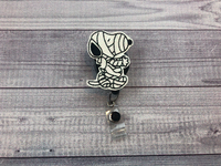 Mummy Beagle Badge Reel