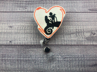 Christmas Nightmare Heart Badge Reel