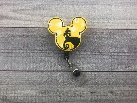 Nightmare Mouse Silhouette Badge Reel