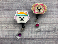 Cartoon Dog Patrol Badge Reel