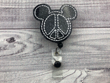 Peace Mouse Badge Reel