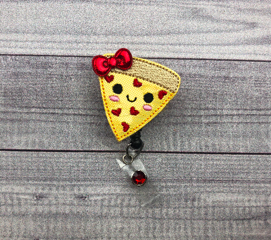 Pizza Badge Reel – Catherine Crafts Shop