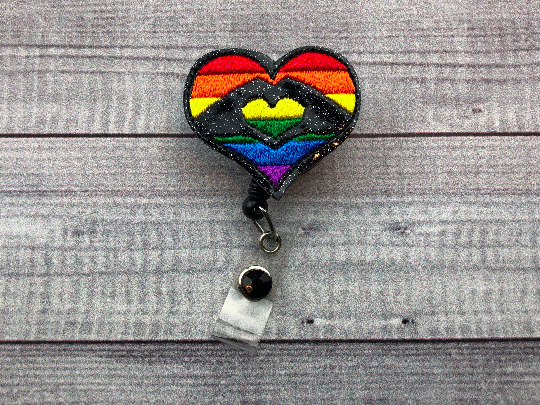 Pride Heart Badge Reel