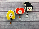 Vinyl Witch Sisters Badge Reel