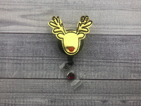 Shiny Reindeer Badge Reel