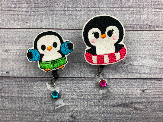 Summer Penguin Badge Reel