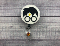 Wizard Silhouette Badge Reel