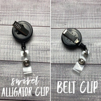 Pirate Mouse Badge Reel