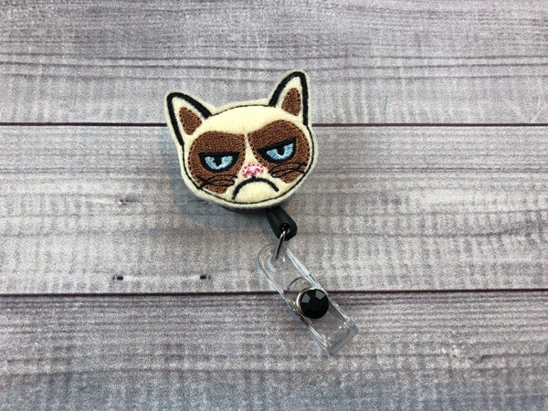 Grumpy Cat Badge Reel